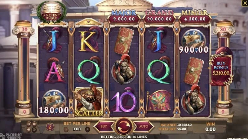 Ancient Rome Deluxe AI - écran bonus avec des prix supplémentaires